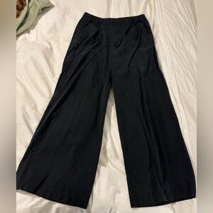 Madewell Black Wide-Leg Women's Pants